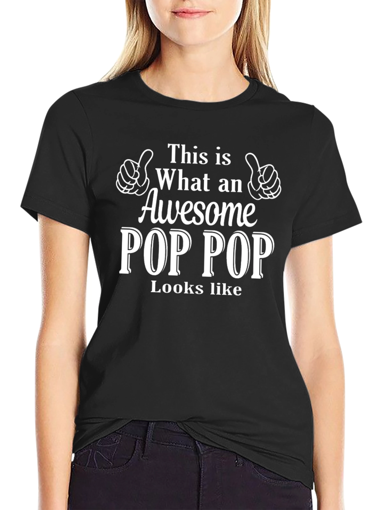 Awesome Pop Pop T-Shirt Gift for Grandfather