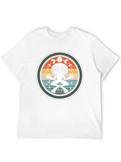 Mushroom Meditating Graphic Tee
