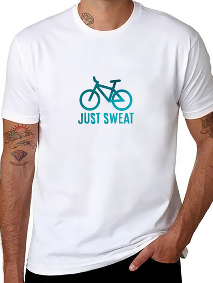 Just Sweat Black Graphic Tee
