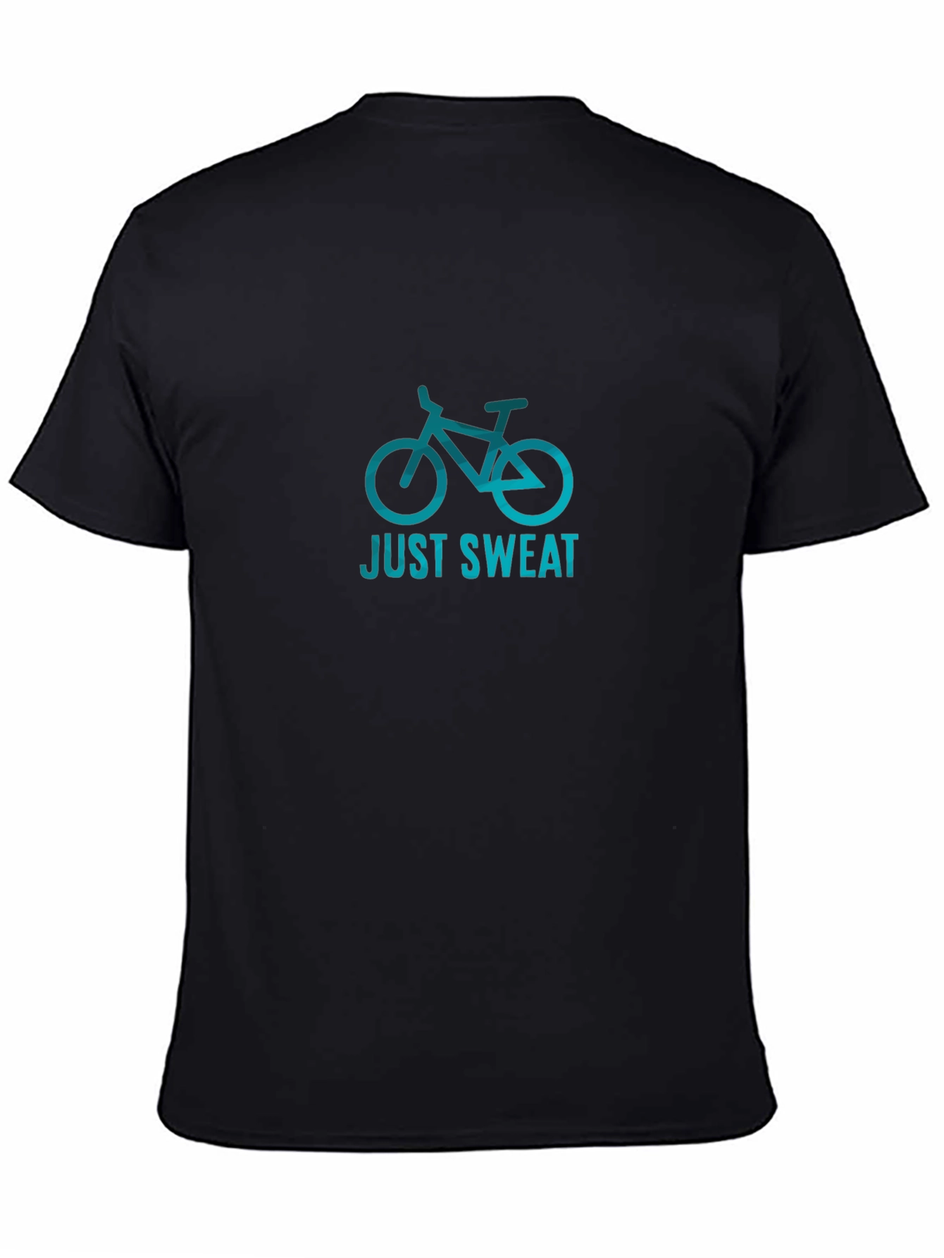 Just Sweat Black Graphic Tee