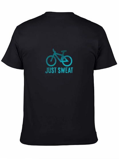 Just Sweat Black Graphic Tee
