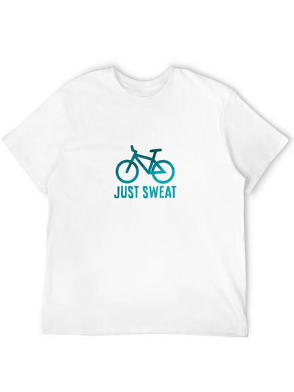 Just Sweat Black Graphic Tee