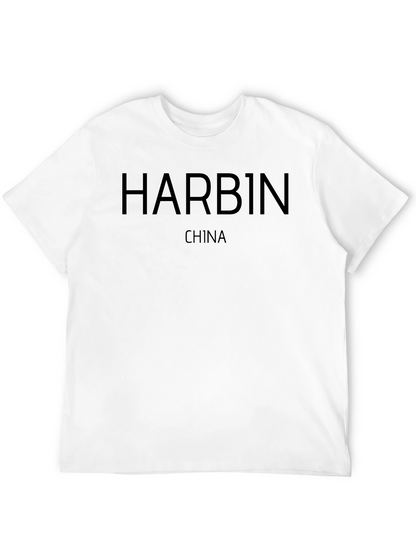 Harbin China Graphic Tee - Stylish City Pride Shirt