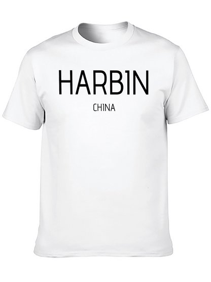 Harbin China Graphic Tee - Stylish City Pride Shirt