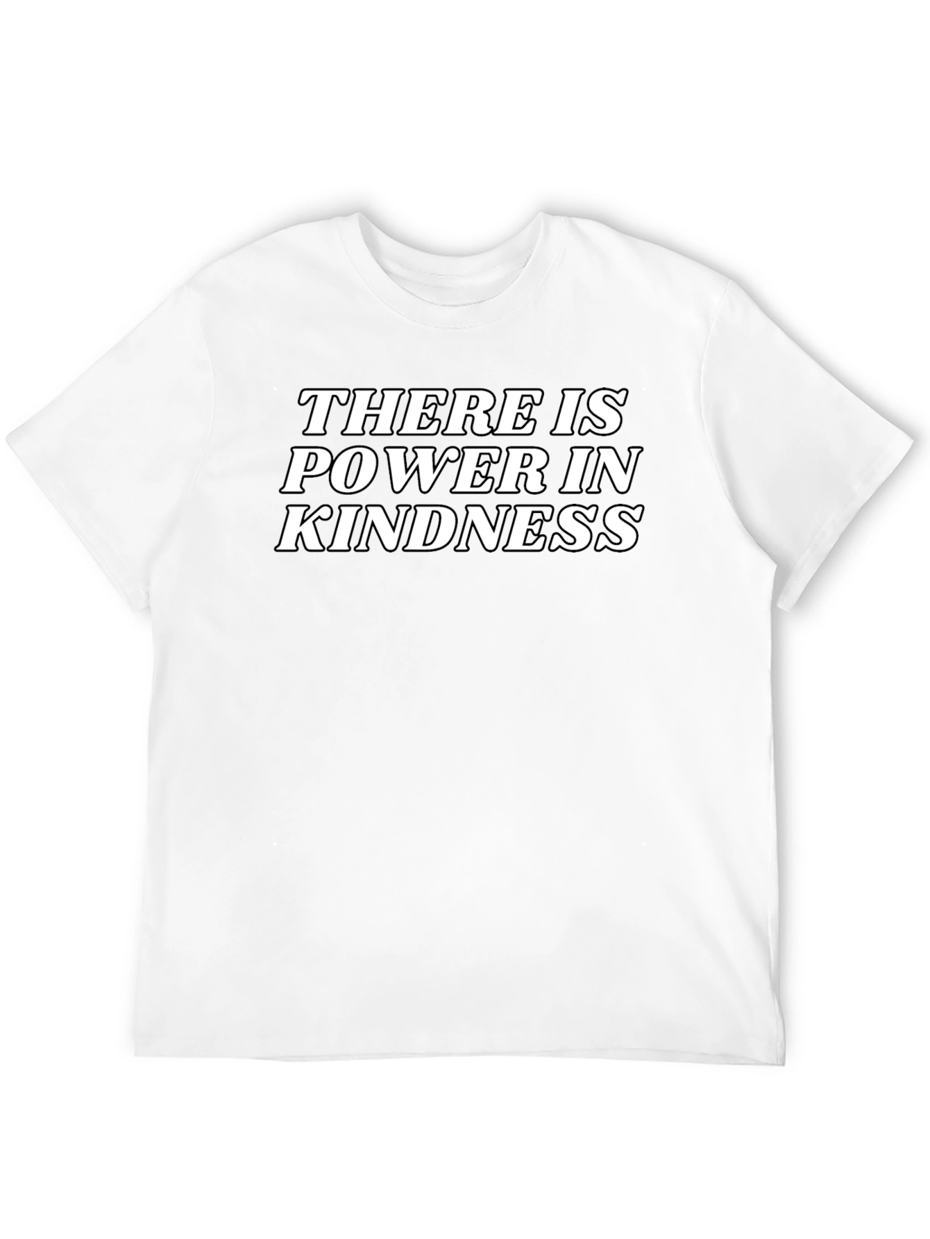 Power in Kindness Black Graphic T-Shirt