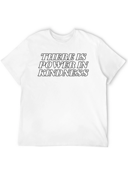 Power in Kindness Black Graphic T-Shirt