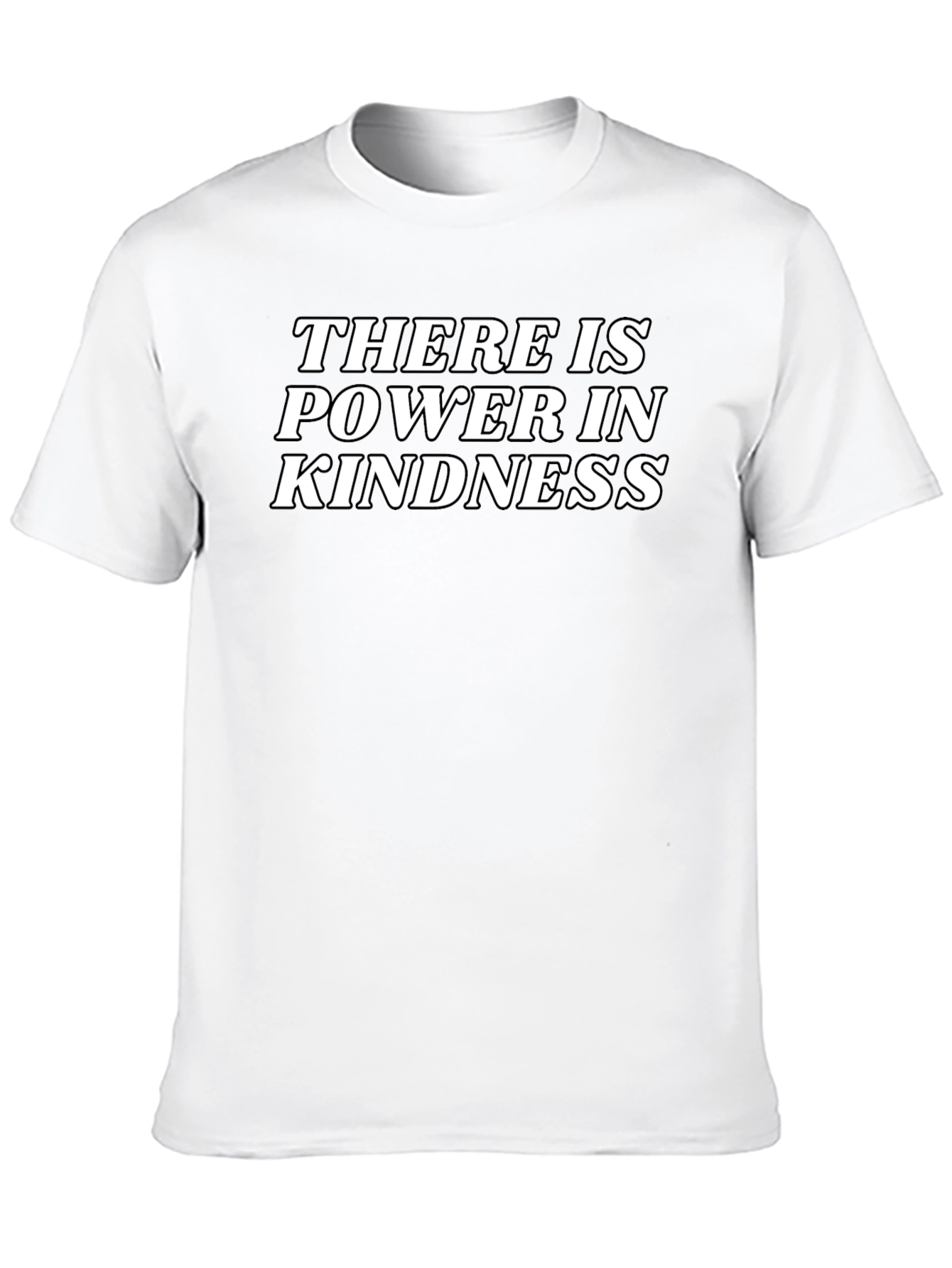 Power in Kindness Black Graphic T-Shirt