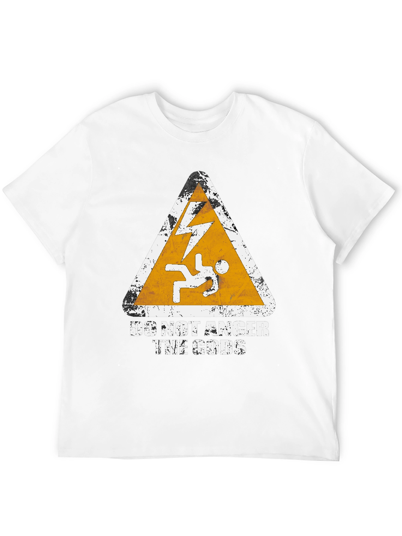 Do Not Anger the Gods Graphic Tee - Black
