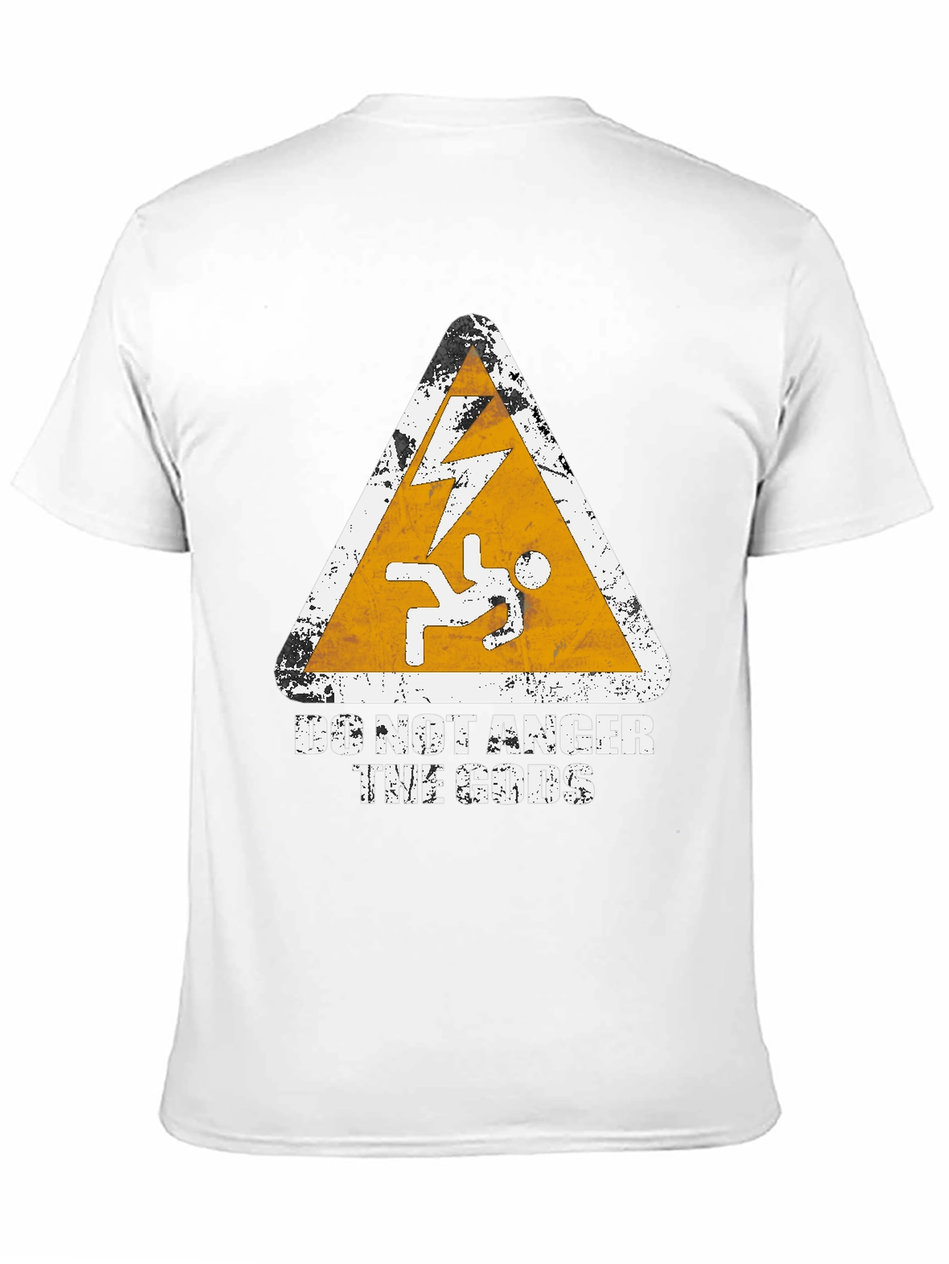 Do Not Anger the Gods Graphic Tee - Black
