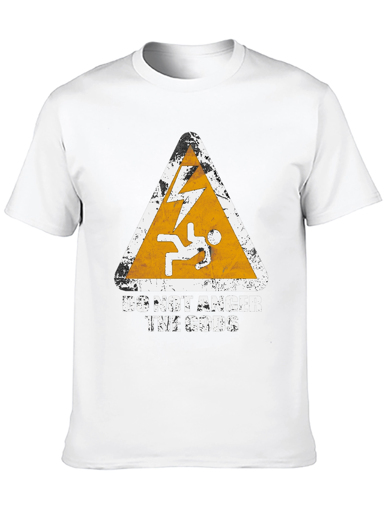 Do Not Anger the Gods Graphic Tee - Black