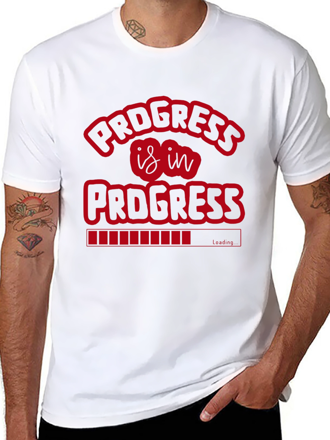 Progress Is In Progress Graphic T-Shirt