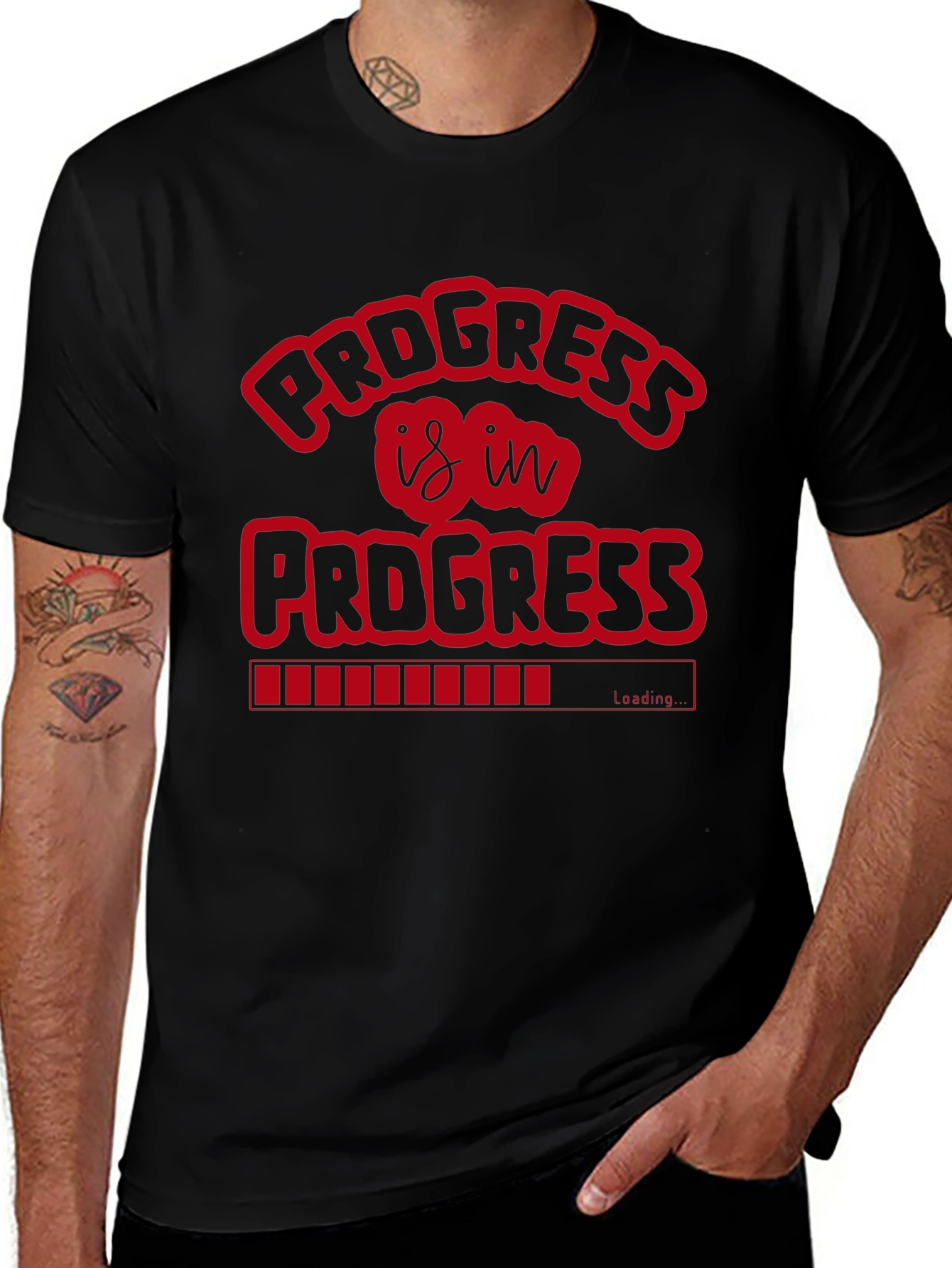 Progress Is In Progress Graphic T-Shirt