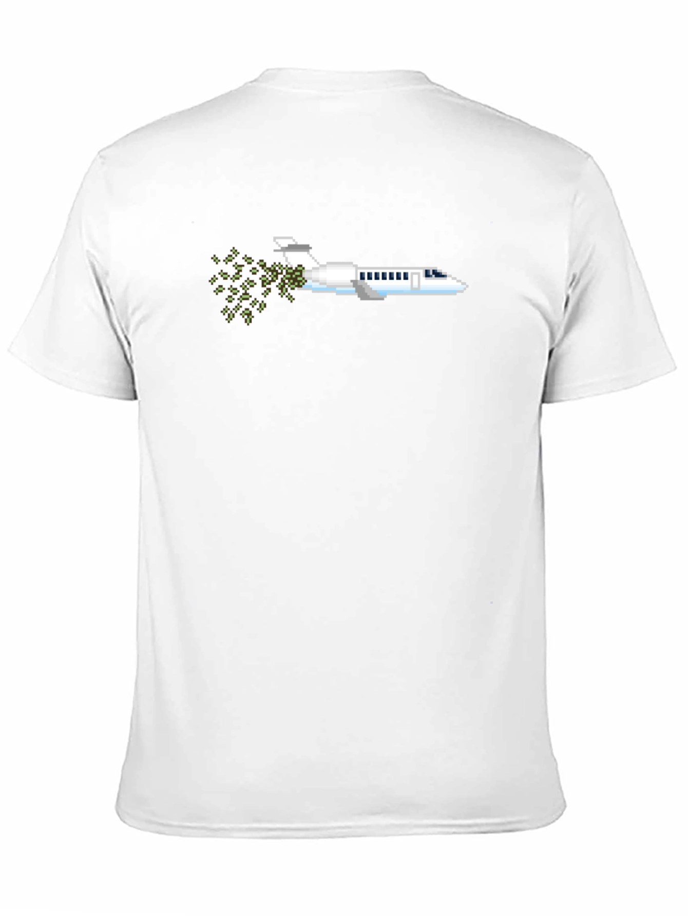Pixel Art Airplane T-Shirt - Retro Gaming Tee