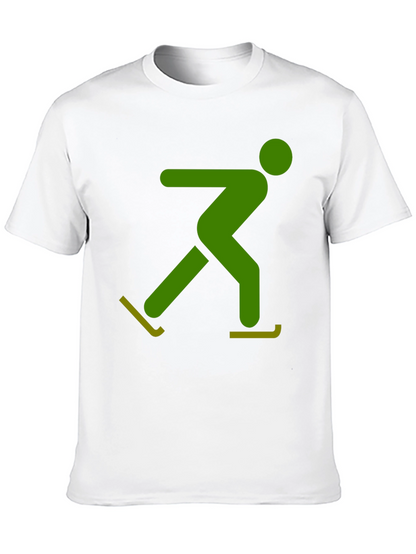 Skater Graphic Tee - Black Casual Shirt
