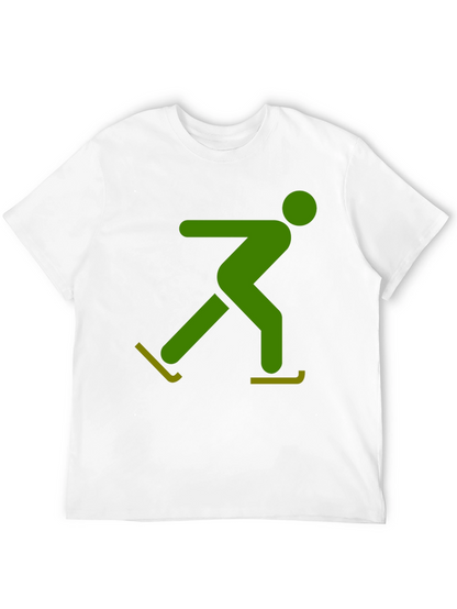 Skater Graphic Tee - Black Casual Shirt