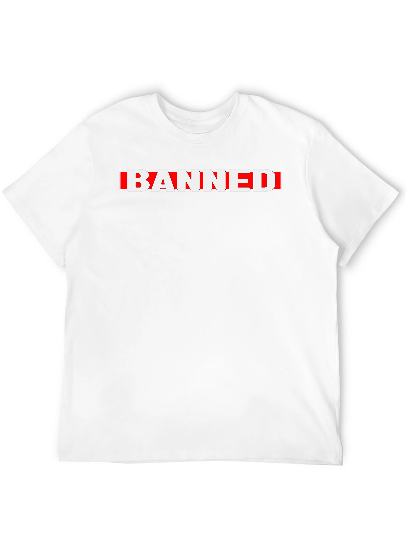 Banned Graphic Tee - Bold Statement T-Shirt