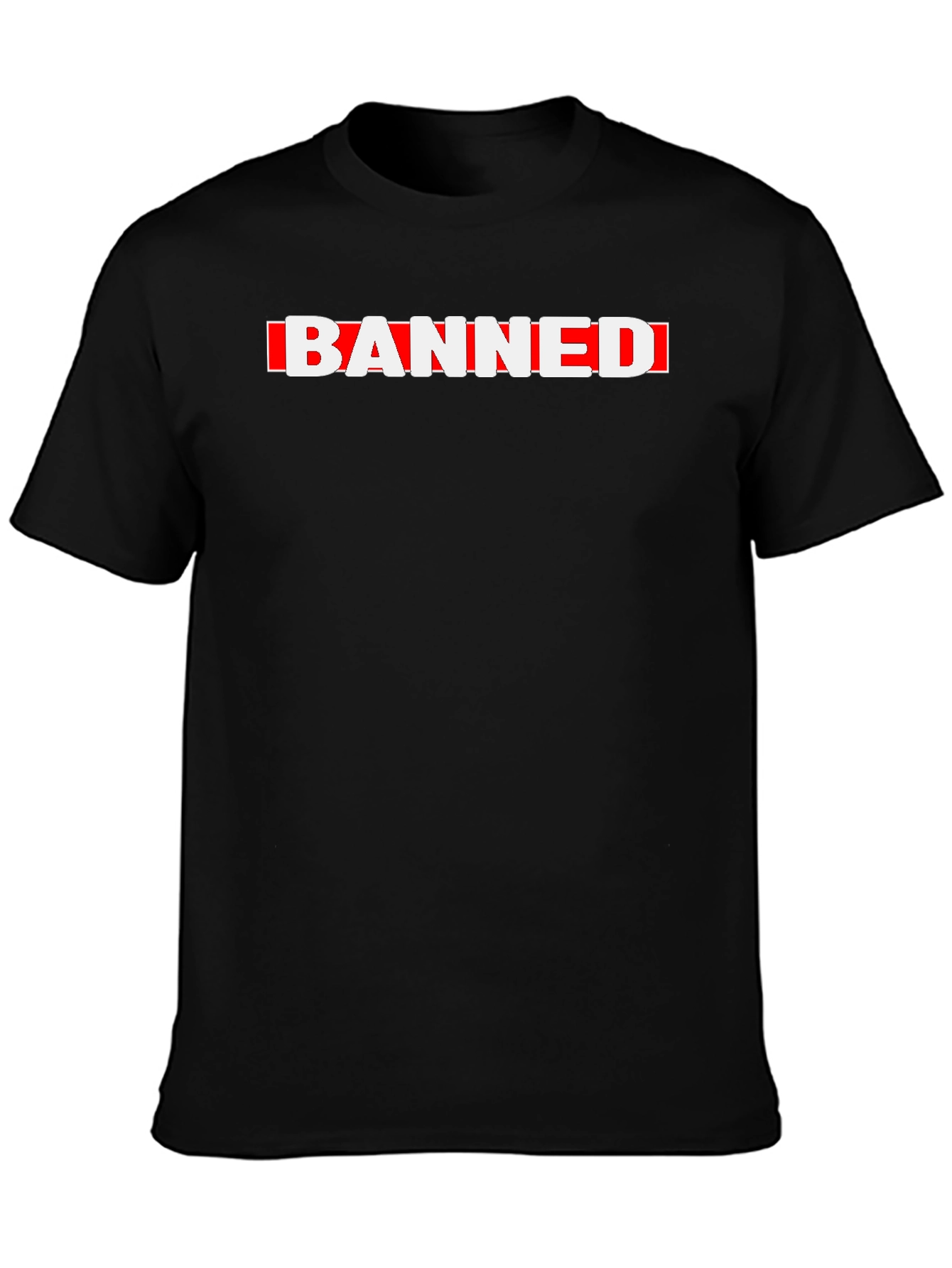 Banned Graphic Tee - Bold Statement T-Shirt