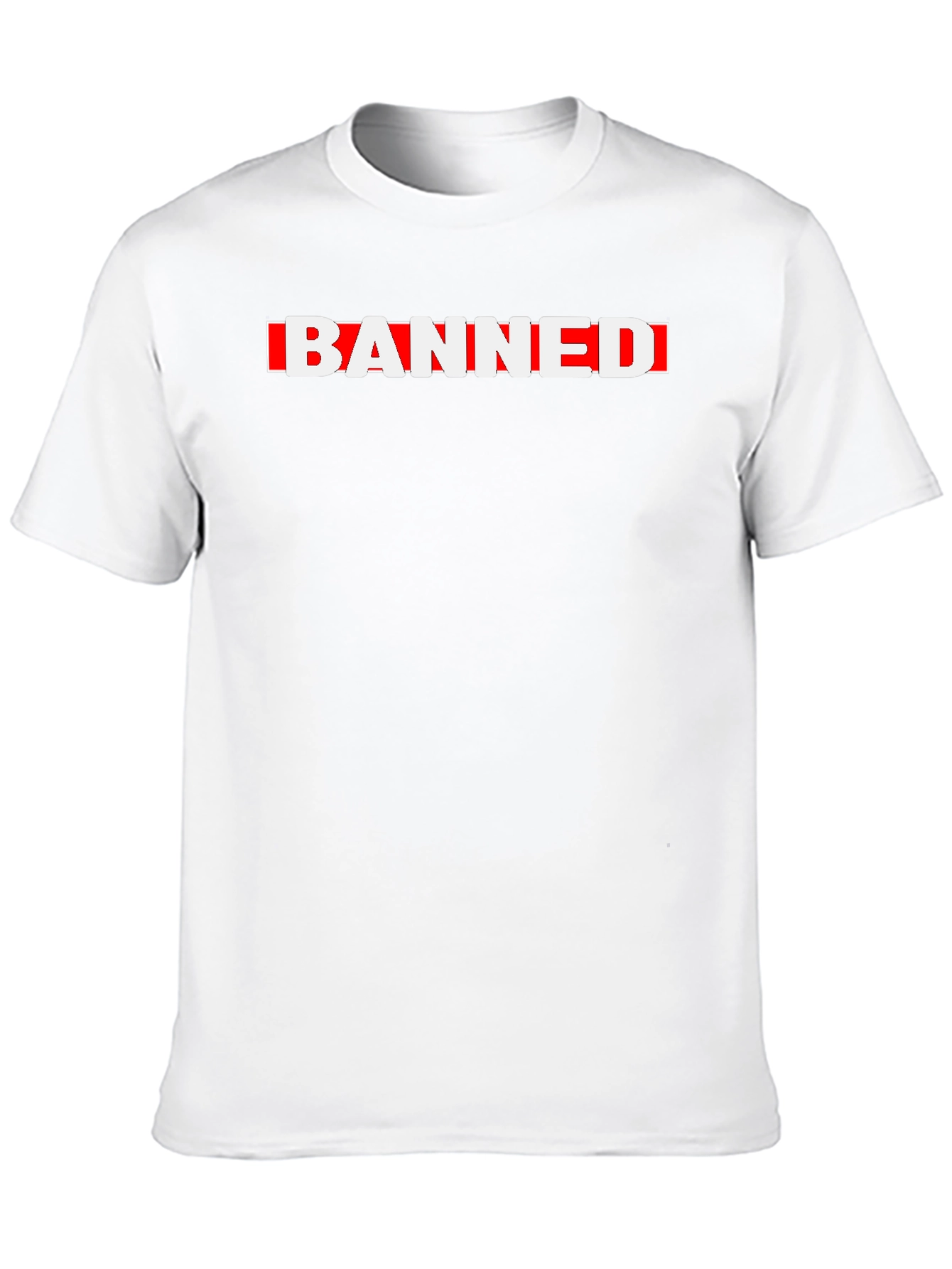 Banned Graphic Tee - Bold Statement T-Shirt