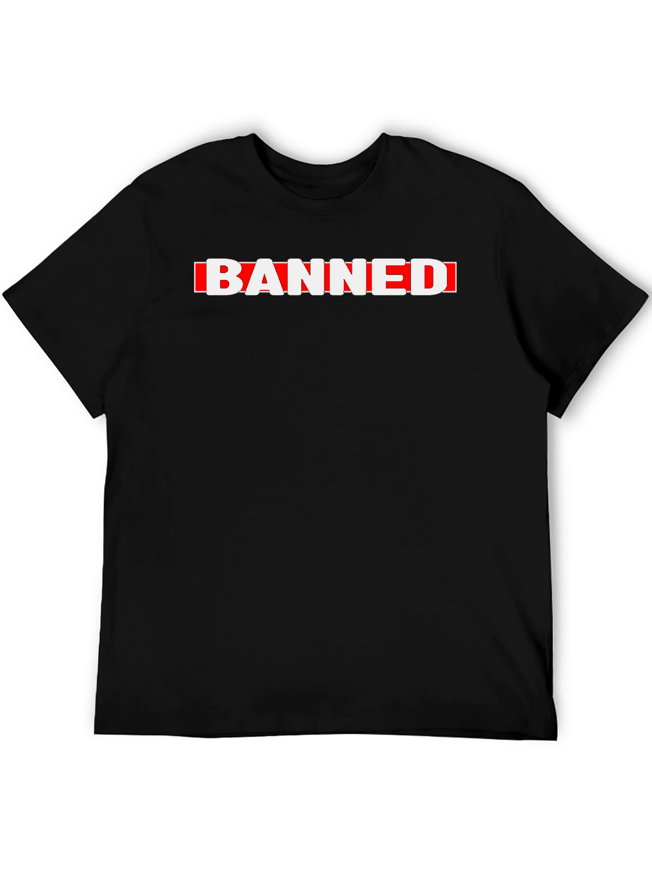 Banned Graphic Tee - Bold Statement T-Shirt