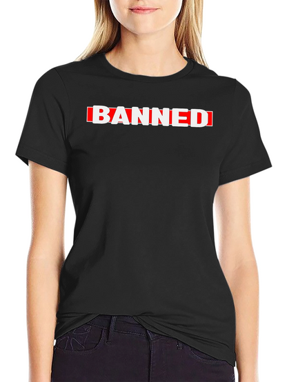 Banned Graphic Tee - Bold Statement T-Shirt