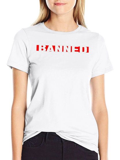 Banned Graphic Tee - Bold Statement T-Shirt