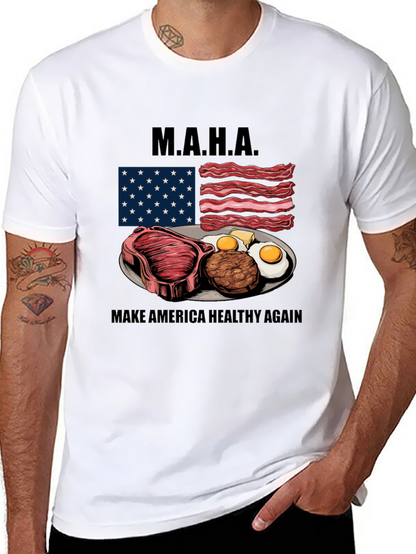 MAHA Make America Healthy Again Funny T-Shirt