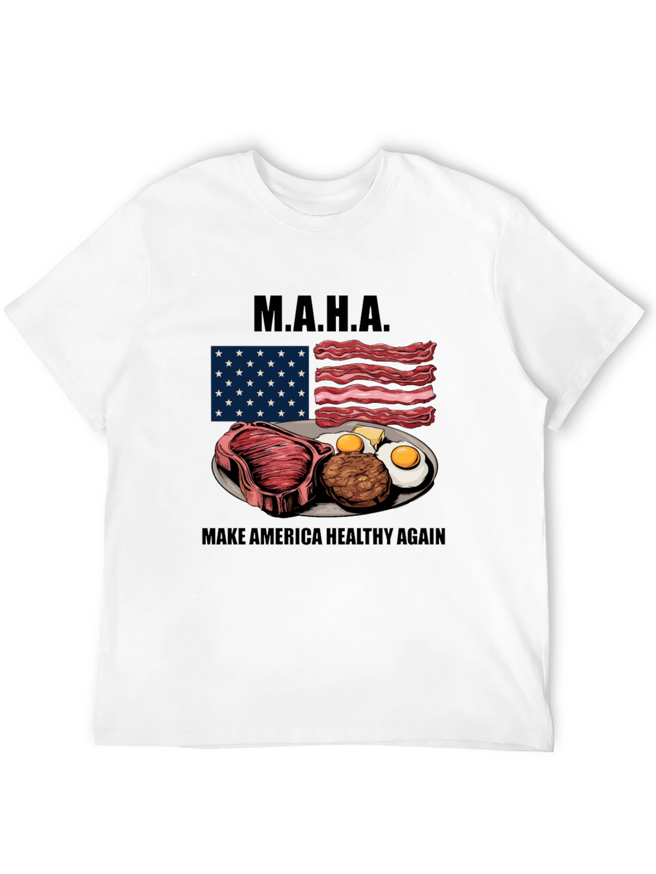 MAHA Make America Healthy Again Funny T-Shirt