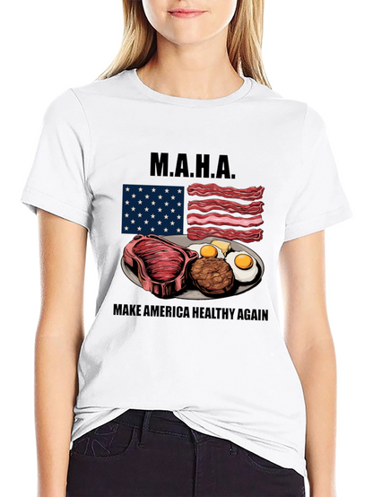 MAHA Make America Healthy Again Funny T-Shirt
