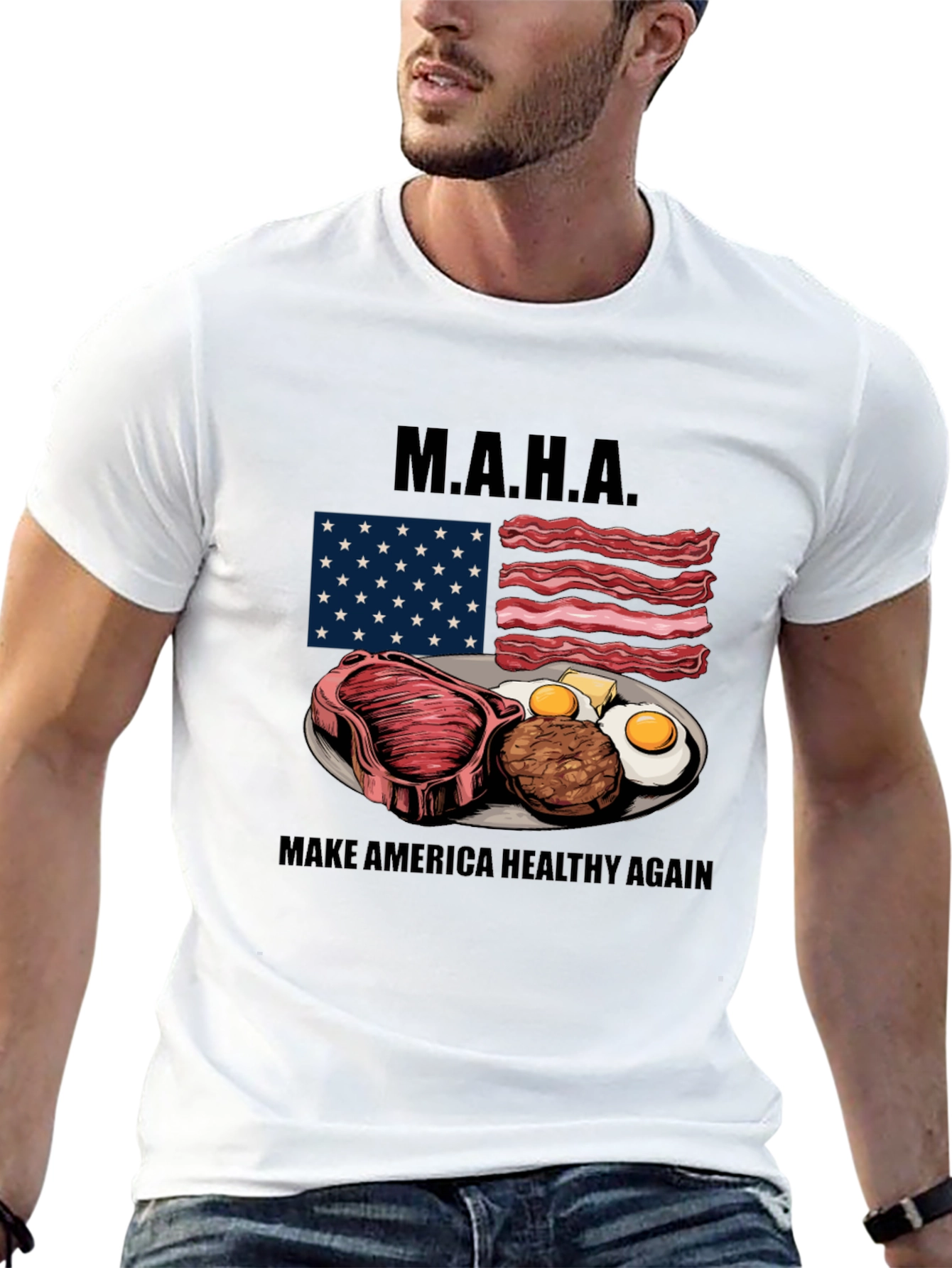 MAHA Make America Healthy Again Funny T-Shirt
