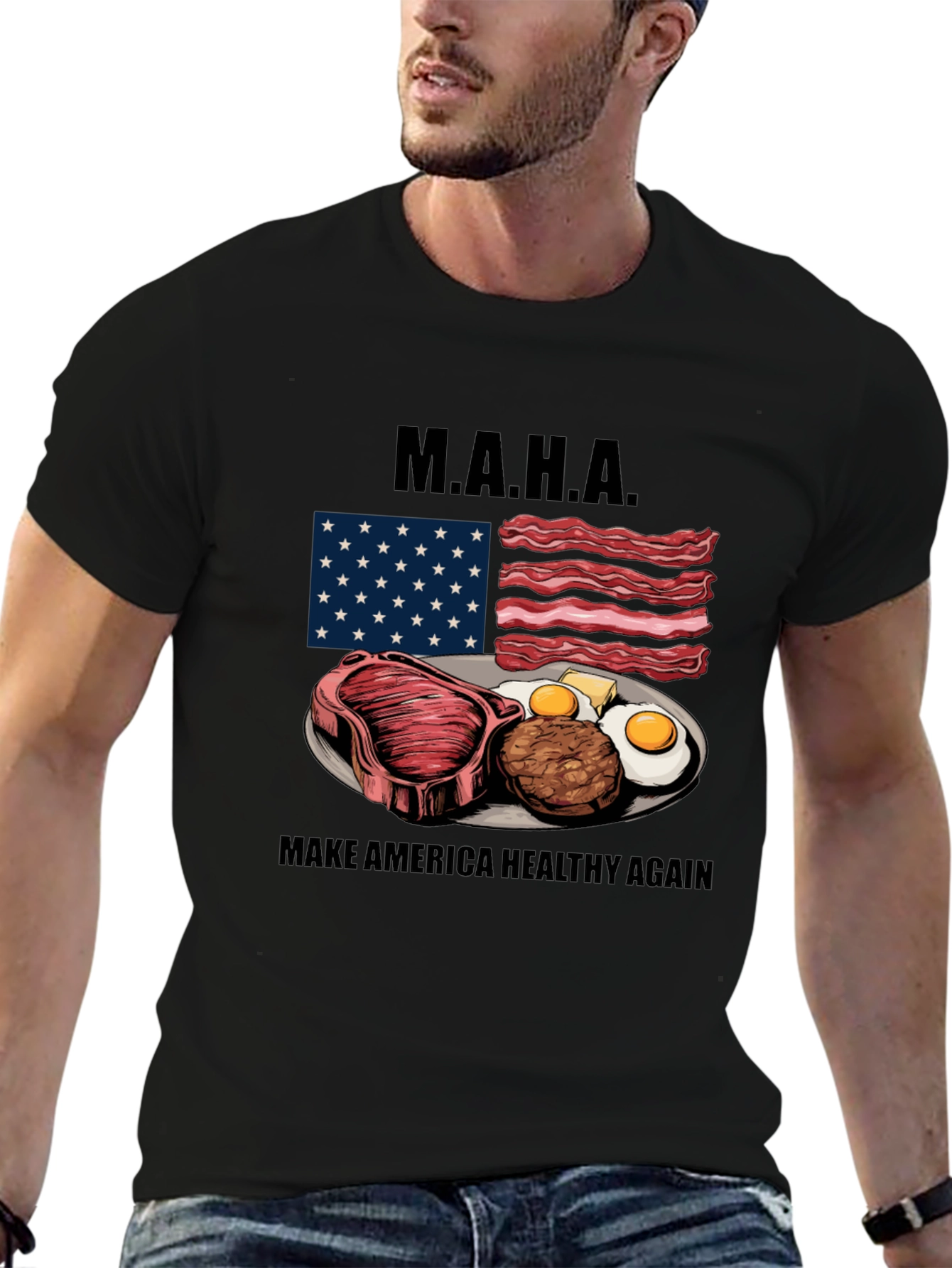 MAHA Make America Healthy Again Funny T-Shirt