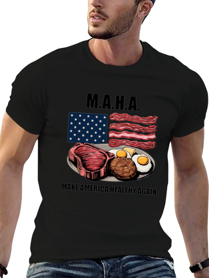 MAHA Make America Healthy Again Funny T-Shirt