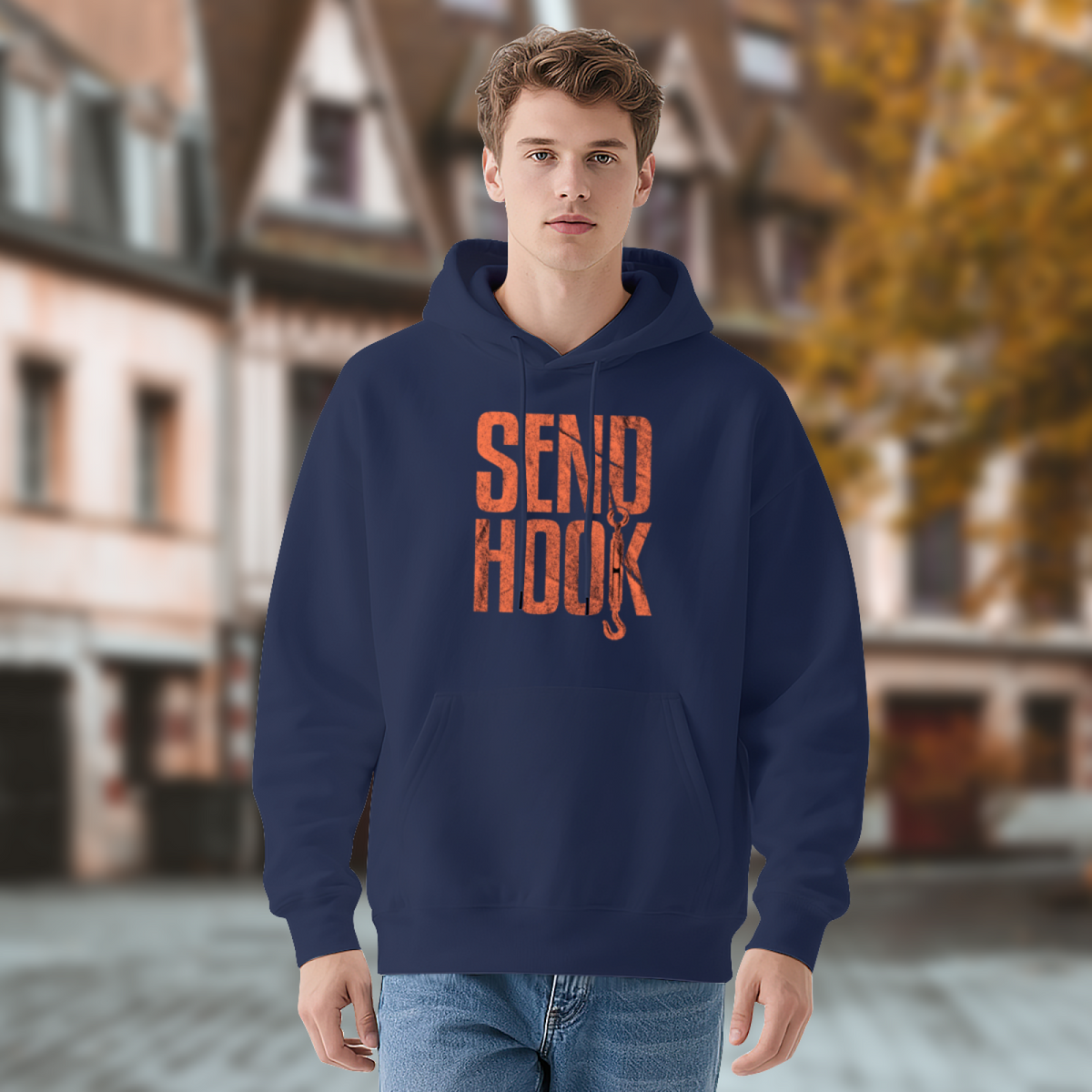 Send Hook Funny Fishing Hoodie