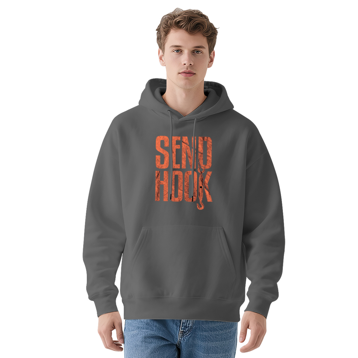 Send Hook Funny Fishing Hoodie