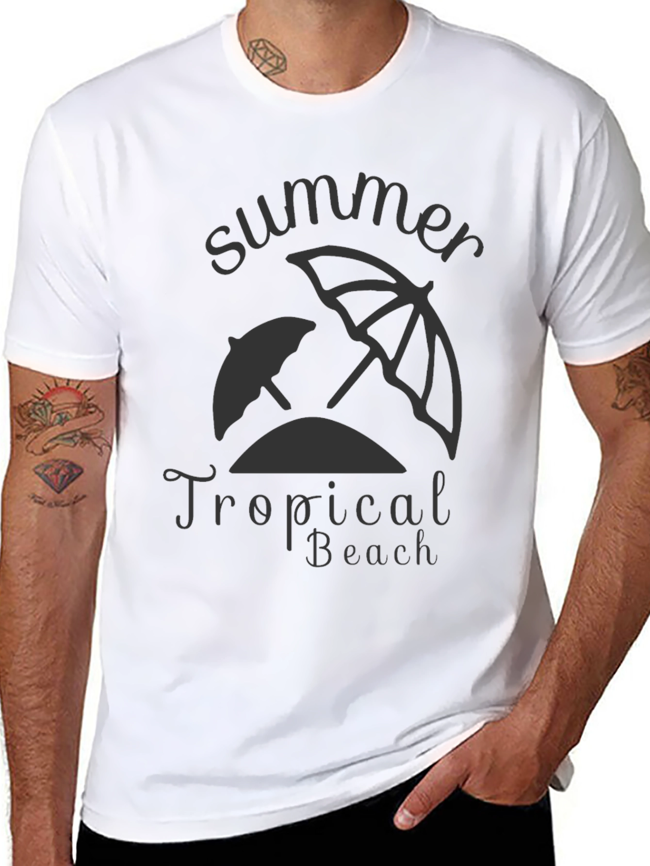 Summer Tropical Beach T-Shirt