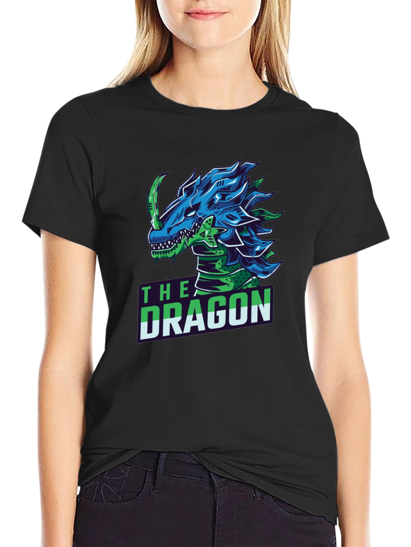 The Dragon T-Shirt: Cyberpunk Style Graphic Tee