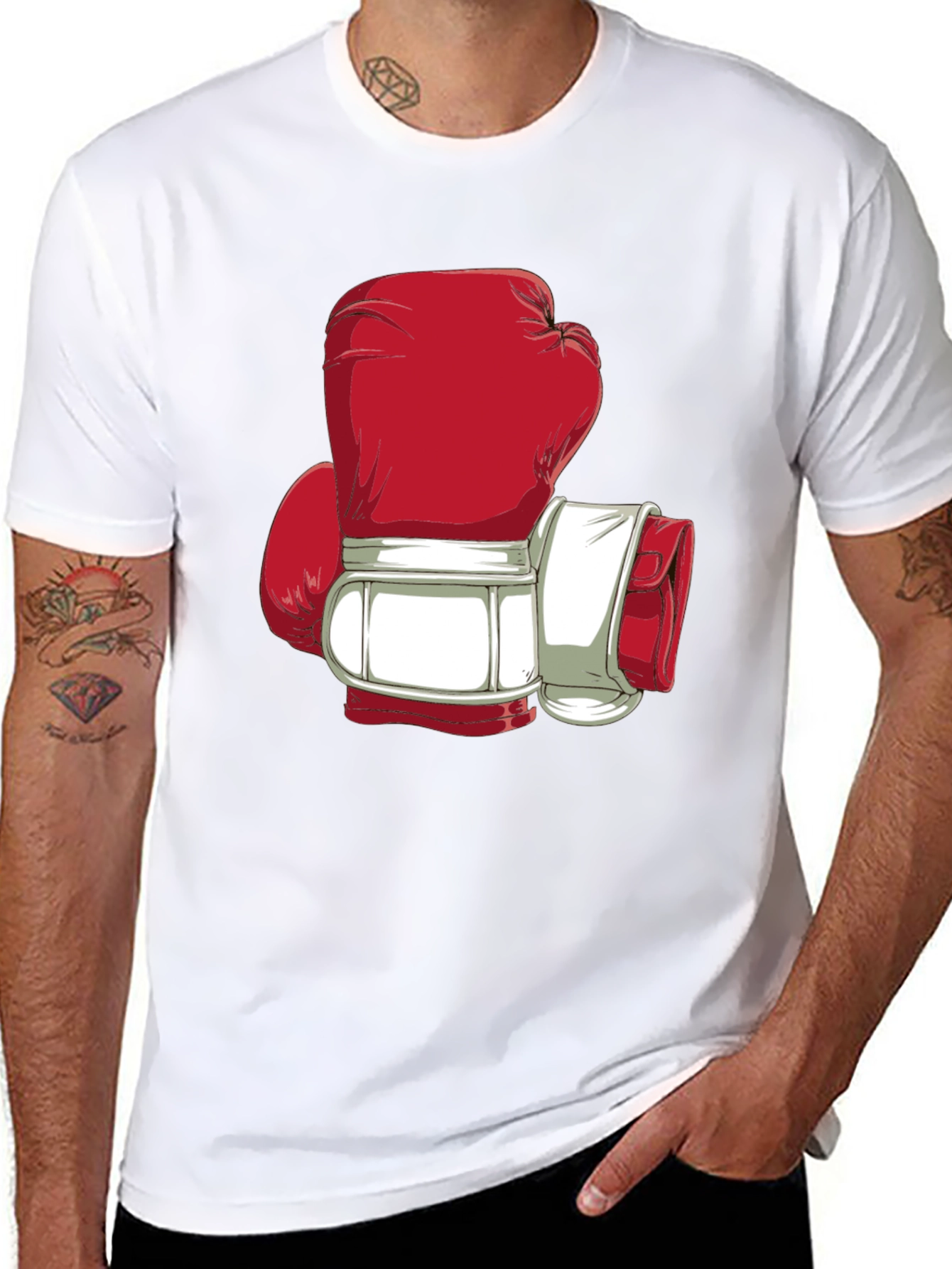 Boxing Glove Graphic Tee - Punch Out Style!