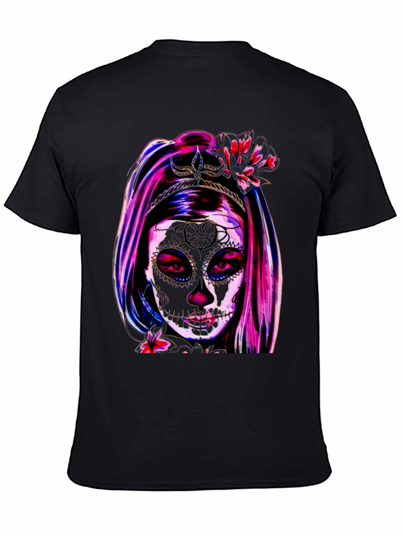 Sugar Skull Girl T-Shirt - Day of the Dead