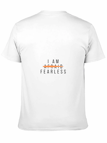 I AM Fearless Black Tee - Motivational T-Shirt