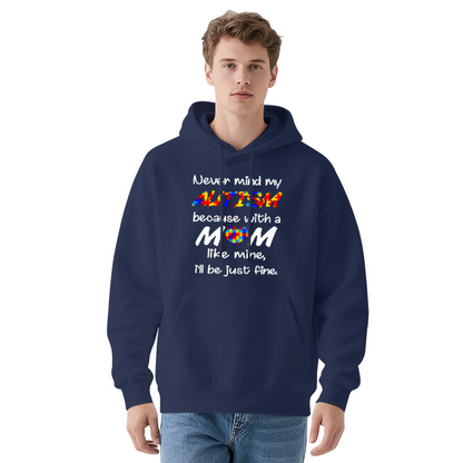 Trendy Hooded Sweatshirt - Inspirational Quote