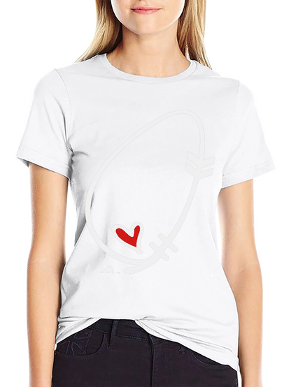 Arrow Heart Graphic Tee - Black Unisex