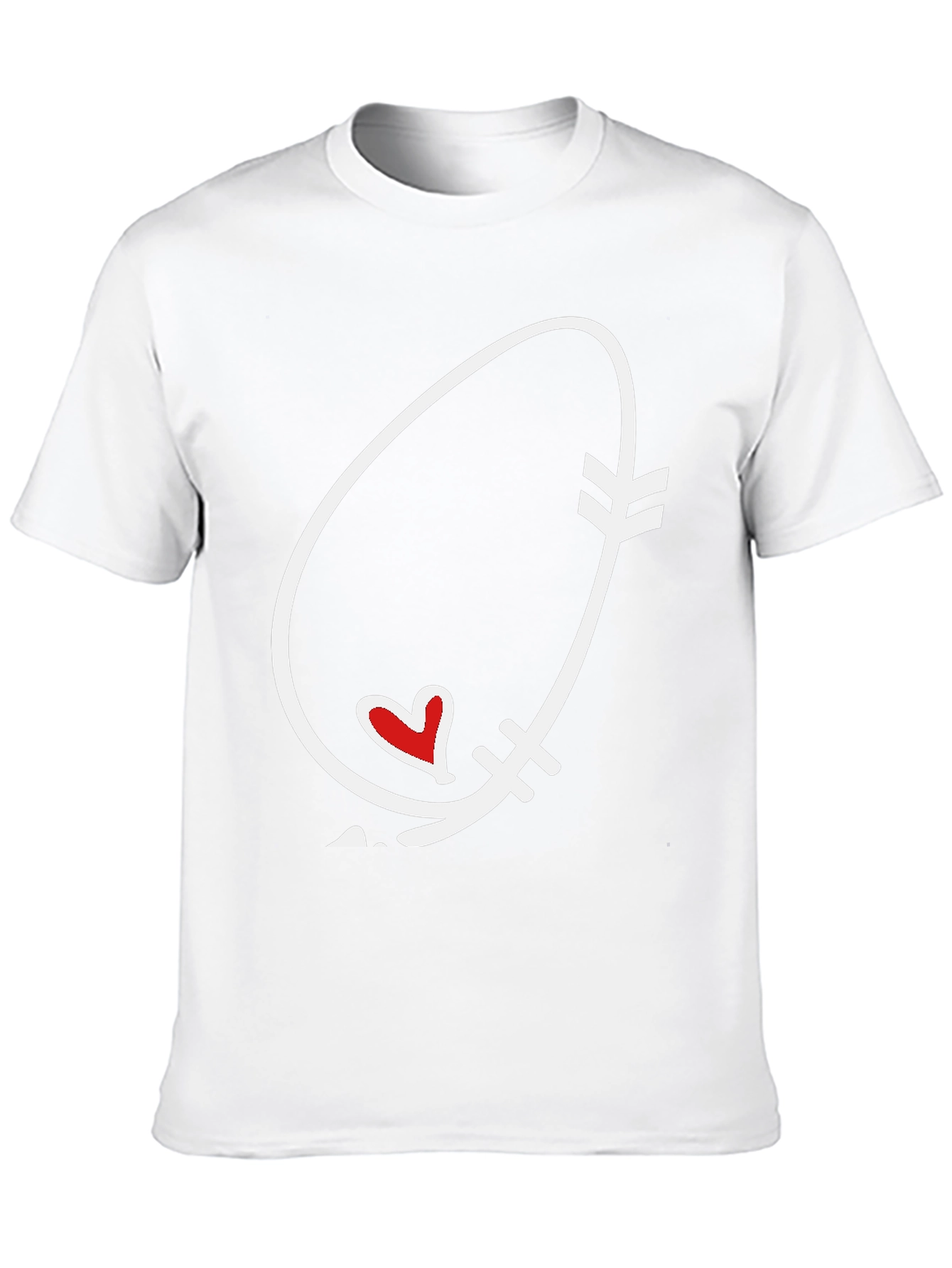 Arrow Heart Graphic Tee - Black Unisex