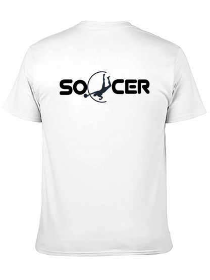 Soccer Graphic Tee - Stylish Black T-Shirt