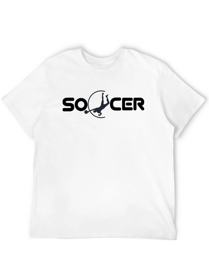 Soccer Graphic Tee - Stylish Black T-Shirt