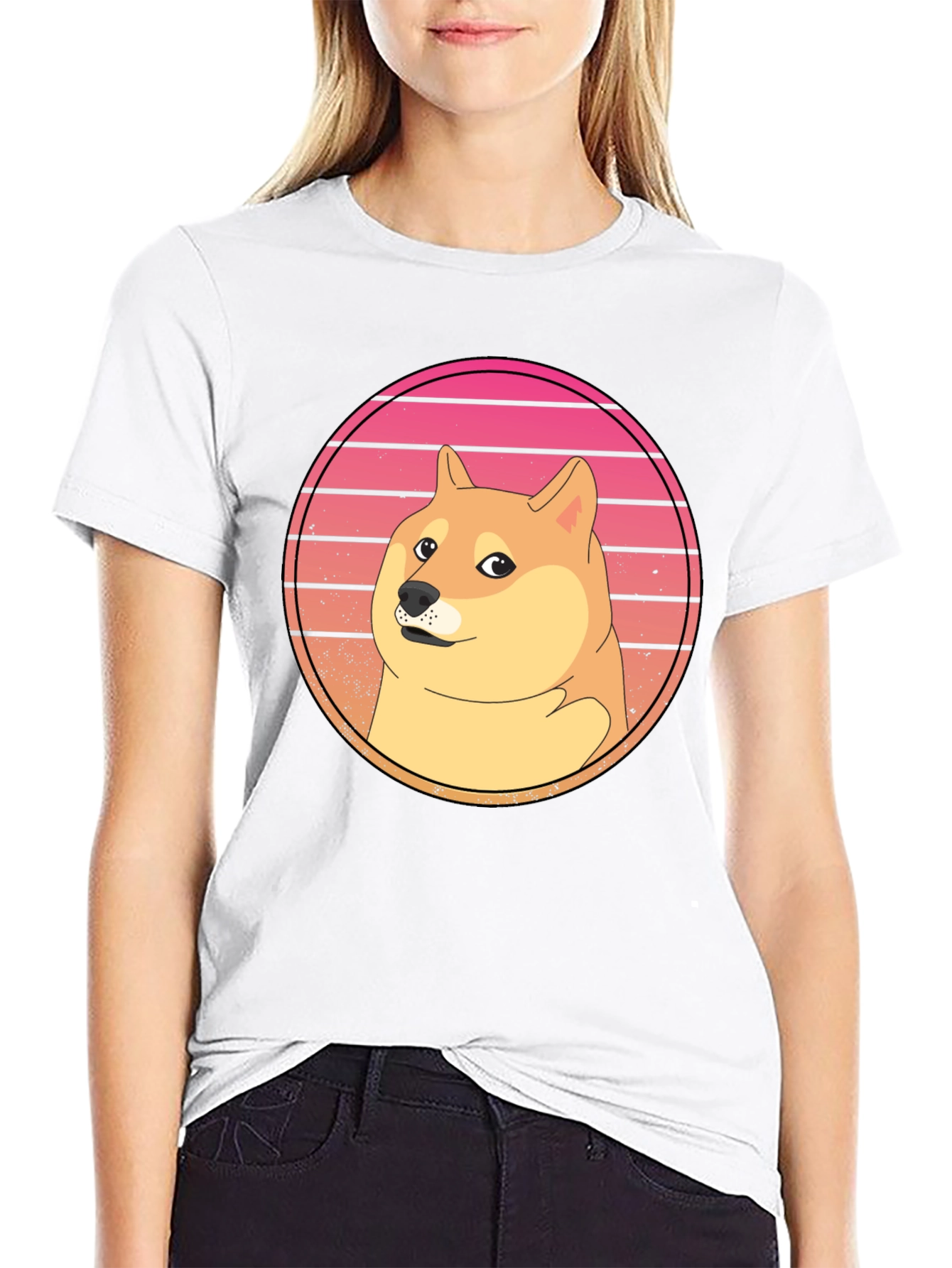 Retro Doge T-Shirt - Meme Style