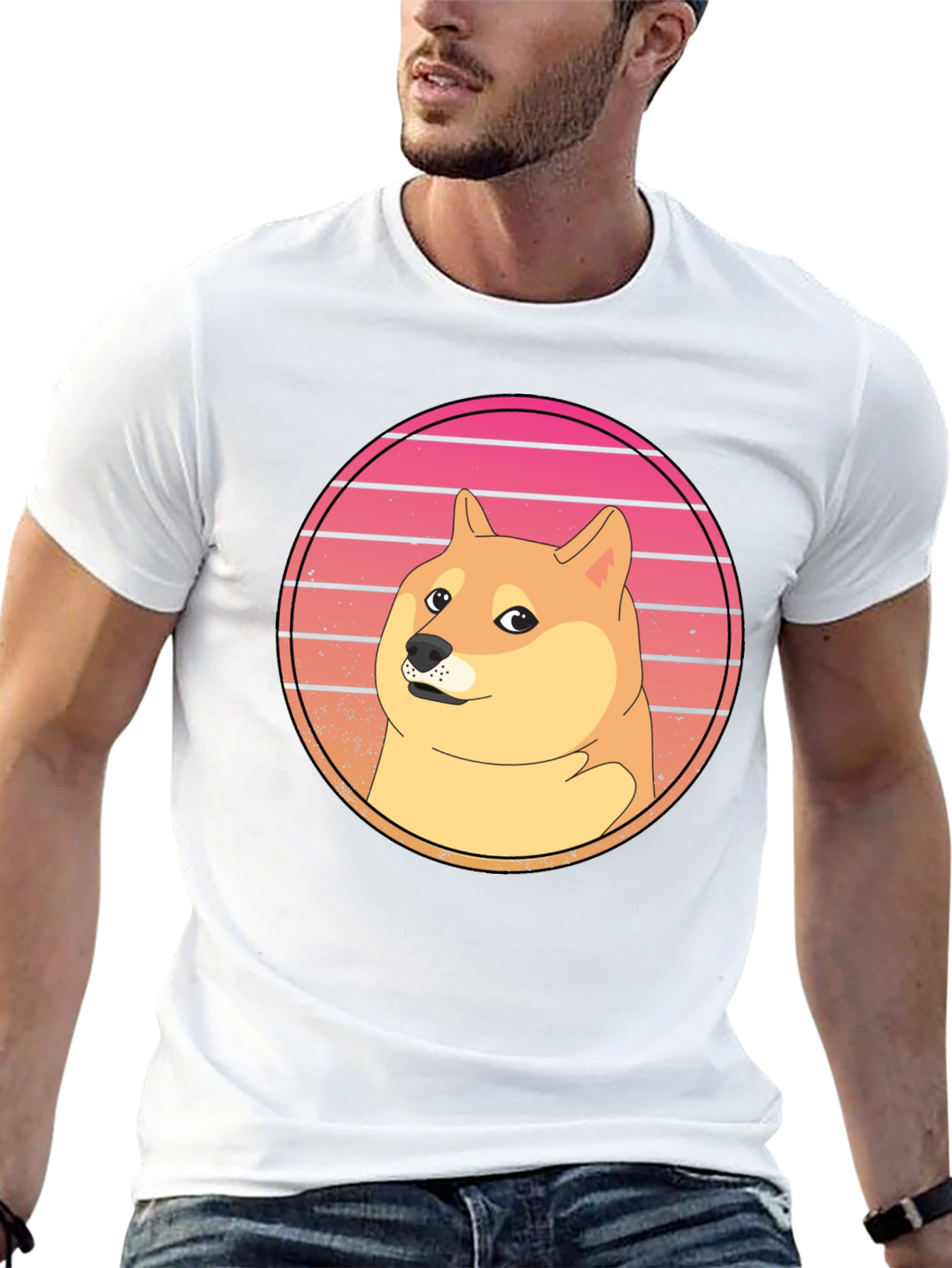 Retro Doge T-Shirt - Meme Style