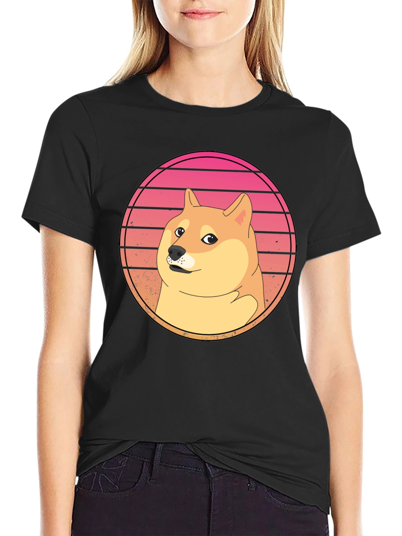 Retro Doge T-Shirt - Meme Style