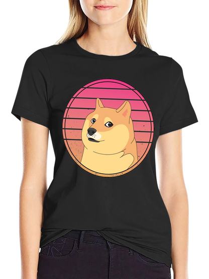 Retro Doge T-Shirt - Meme Style