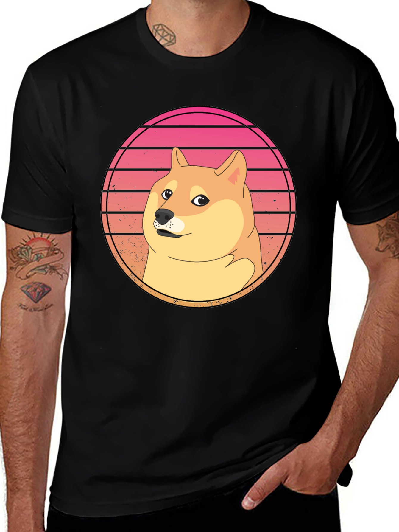 Retro Doge T-Shirt - Meme Style