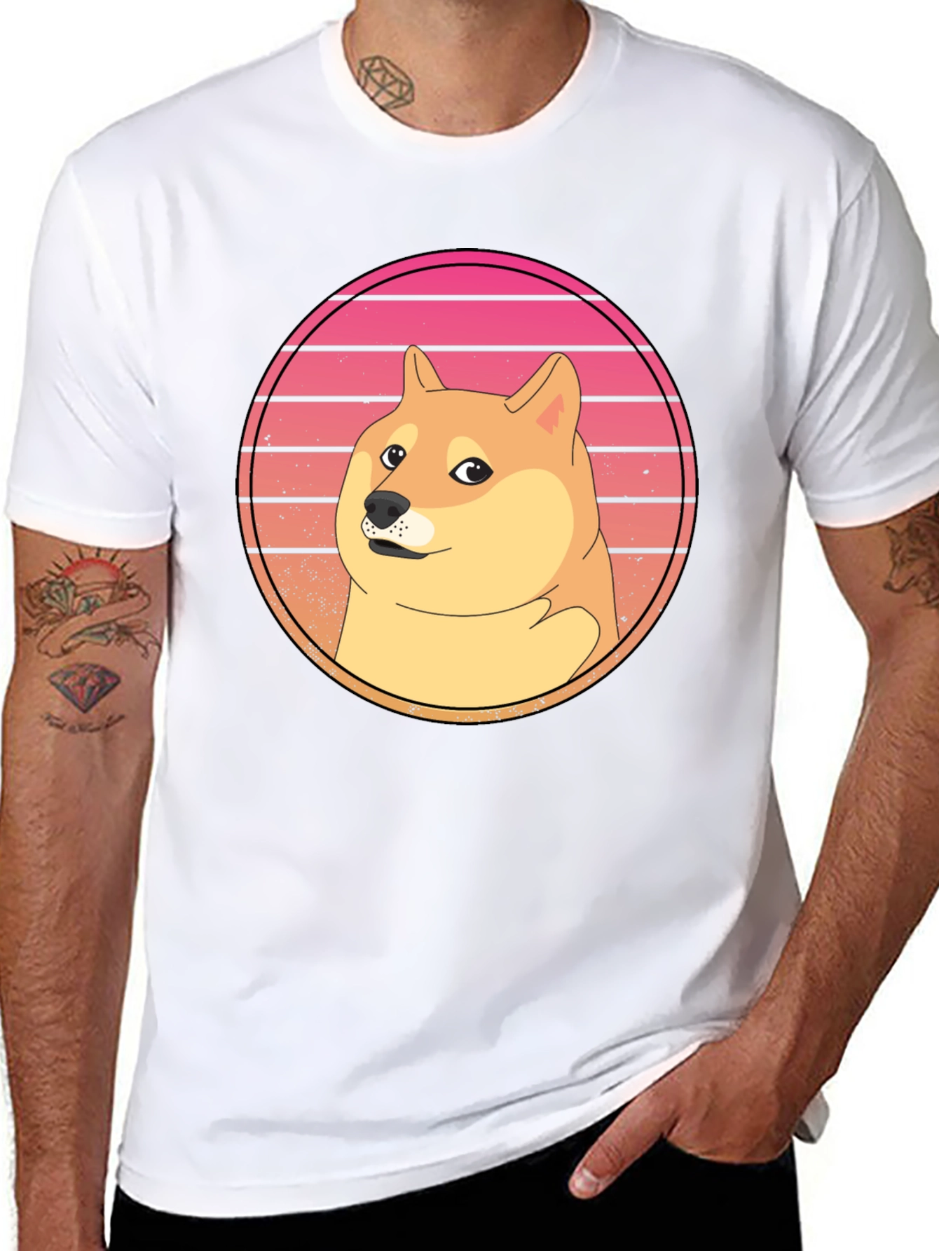 Retro Doge T-Shirt - Meme Style