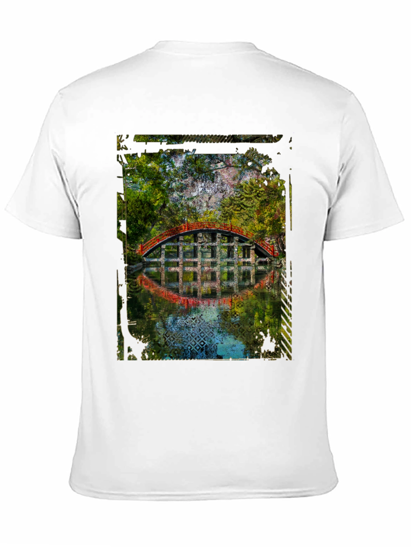 Arched Bridge Graphic Tee - Mens Black T-Shirt